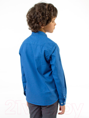 Рубашка детская Isee UN-72171B  (р.36, синий)