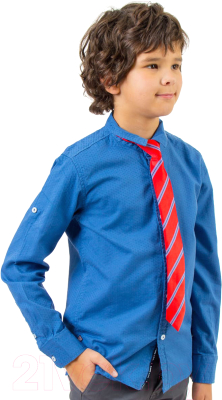Рубашка детская Isee UN-72171B  (р.38, синий)