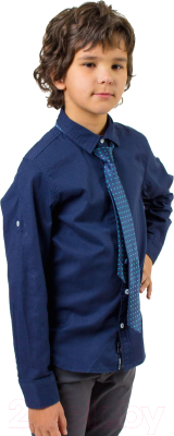 Рубашка детская Isee UN-72171B  (р.36, темно-синий)