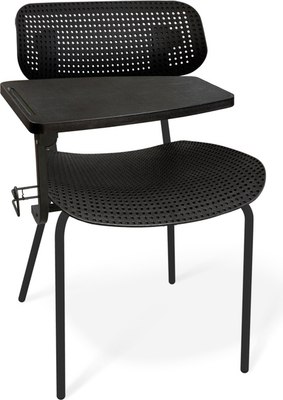 Стул офисный Sheffilton SHT-S85М-RD (черный/черный муар) - 