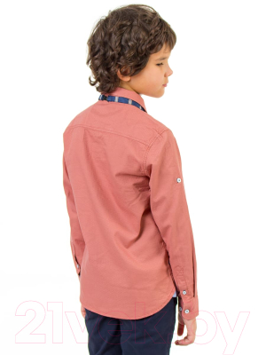 Рубашка детская Isee UN-72171B (р.38, терракотовый)