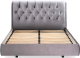 Двуспальная кровать AMI Империя Голд 1400 (светло-серый) - 