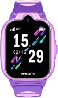Умные часы детские Philips W6610 / CTW6610PK/00 (розовый) - 