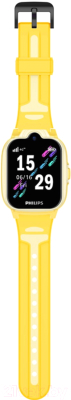 Умные часы детские Philips W6610 / CTW6610YL/00 (желтый)