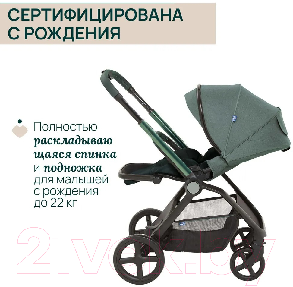 Детская прогулочная коляска Chicco Mysa Stroller