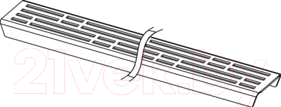 Решетка для трапа TECE Drainline Basic 600711