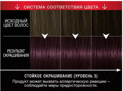 Крем-краска для волос Syoss Salonplex Permanent Coloration 3-3 (темный фиолетовый)