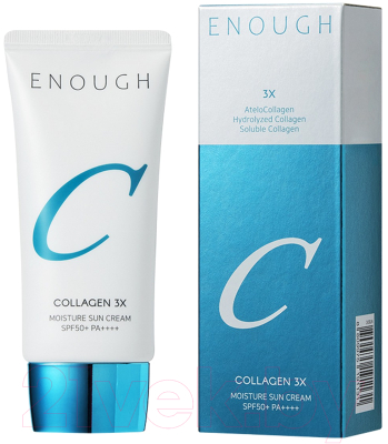 Крем солнцезащитный Enough Collagen 3X Moisture С коллагеном SPF50 PA+++ (50мл)
