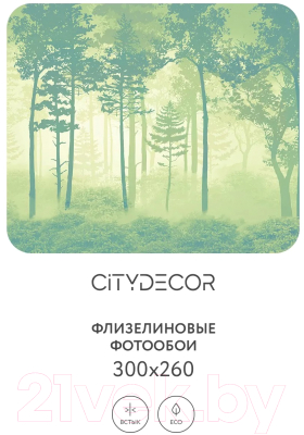 Фотообои листовые Citydecor Таинственный лес 11 (300x260см)