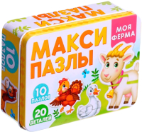 Развивающая игра Puzzle Time Макси-пазлы. Моя ферма / 9454944 - 