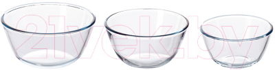 Набор салатников Elan Gallery Crystal glass / 360167