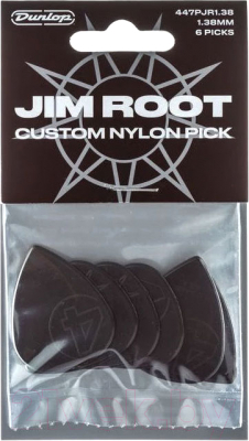 Набор медиаторов Dunlop Manufacturing 447PJR1.38 Jim Root Nylon