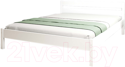 Двуспальная кровать EcoWood Стокгольм 140x200 / ECO.001.00062.140-200.W