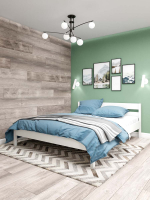 Двуспальная кровать EcoWood Стокгольм 160x200 / ECO.001.00062.160-200.W - 