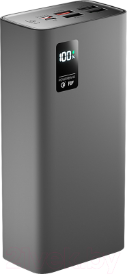 Портативное зарядное устройство Olmio QR-31 QuickCharge 30000mAh 22.5W / 046676 (серый)
