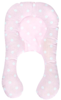 Подушка для малышей Bebekevi BEVİ1045-2 (розовый в горошек) - 