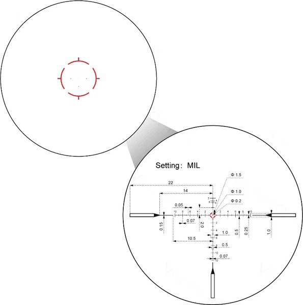 Оптический прицел Vector Optics Continental x10 1-10x28 ED FFP VET-RAR SCFF-48