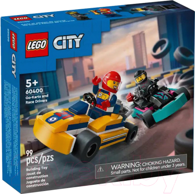 Конструктор Lego City Vehicles Картинг и гонщики / 60400 