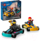 Миниатюра изображения товара Конструктор Lego City Vehicles Картинг и гонщики / 60400 