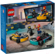 Миниатюра изображения товара Конструктор Lego City Vehicles Картинг и гонщики / 60400 