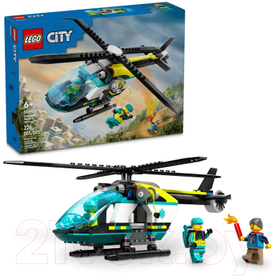 Конструктор Lego City Vehicles Аварийно-спасательный вертолет / 60405 