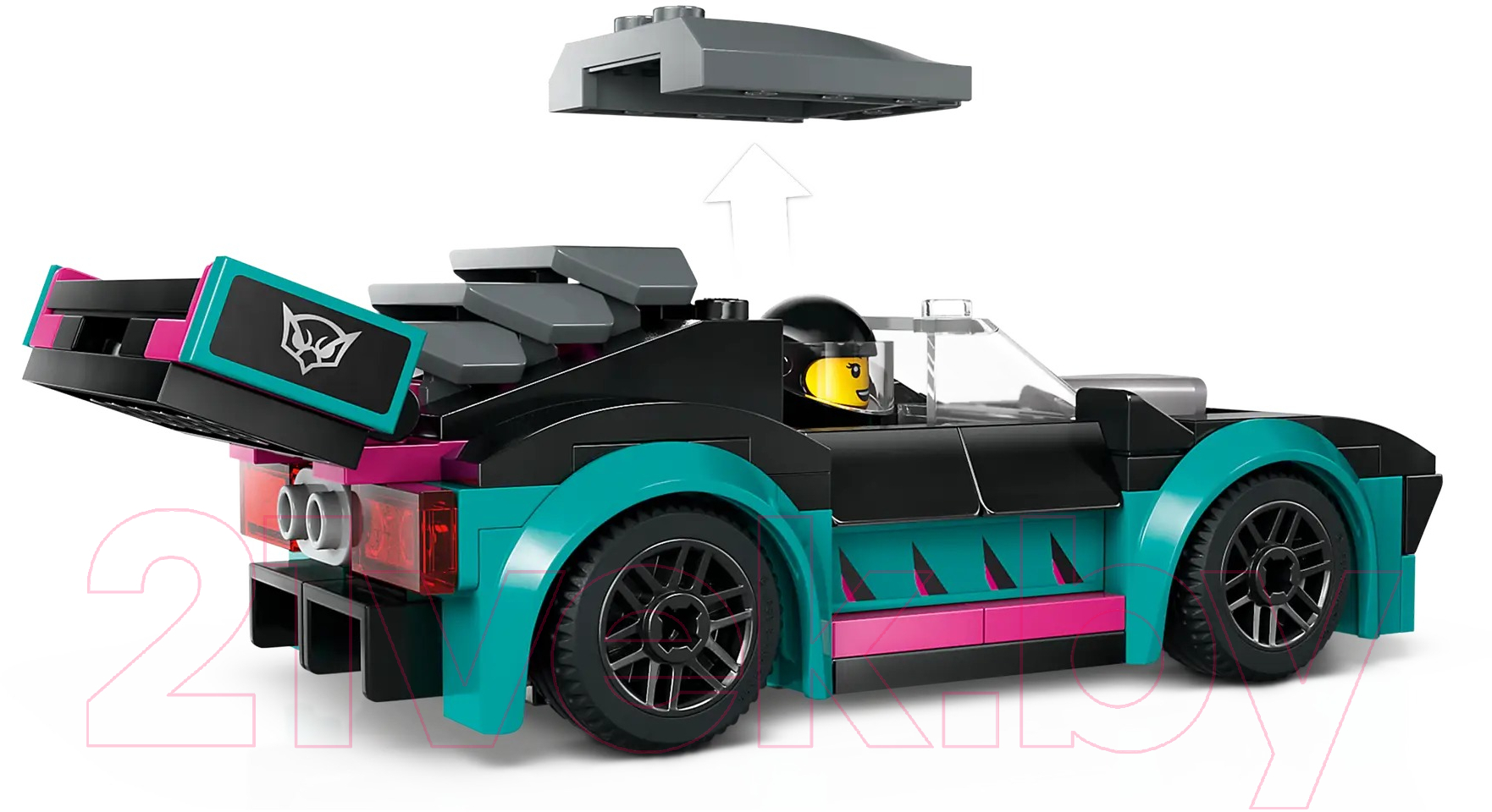 Конструктор Lego City Vehicles Гоночный автомобиль и грузовик-автовоз / 60406