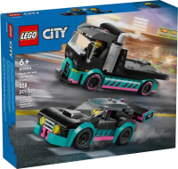 Конструктор Lego City Vehicles Гоночный автомобиль и грузовик-автовоз / 60406  - 