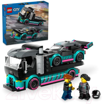 Конструктор Lego City Vehicles Гоночный автомобиль и грузовик-автовоз / 60406 