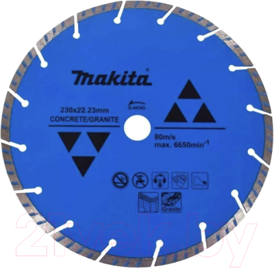 Отрезной диск алмазный Makita D-44345