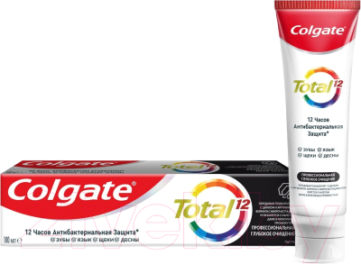 Зубная паста Colgate Total 12 профессиональное глубокое очищение (100мл)