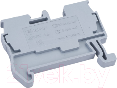 Клеммная колодка EKF JXB-ST-2.5 31А plc-jxb-st-2.5 (серая, пружинная)