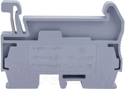 Клеммная колодка EKF JXB-ST-2.5 31А plc-jxb-st-2.5 (серая, пружинная)