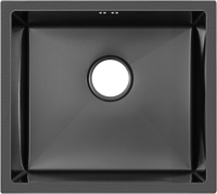 Мойка кухонная Arfeka Eco AR PVD Nano 45x45 (черный) - 