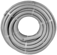 Труба для кабеля EKF Гофрированная ПВХ с протяжкой d32 Plast tg-z-32 (50м, серый) - 