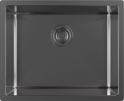 Мойка кухонная Arfeka Eco AR PVD Nano Decor 55x45 (черный)