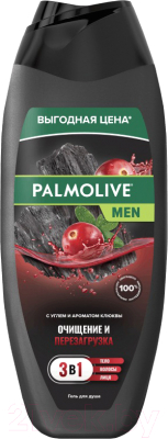 Гель для душа Palmolive 3в1 For Men Очищение и перезагрузка (500мл)