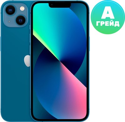 Смартфон восстановленный Apple iPhone 13 128GB Flip Грейд A (синий) - 