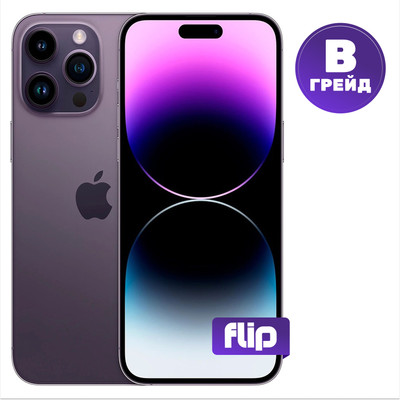 Смартфон восстановленный Apple iPhone 14 Pro Max 256GB Flip Грейд B (Deep Purple) - 