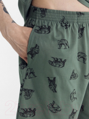 Комплект домашней одежды Mark Formelle 591038 (р.112-102-182/188, агава/медведи на агаве)
