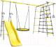 Игровой комплекс Romana Богатырь Плюс 2 / 103.12.06 гнездо качели, серый/желтый - 