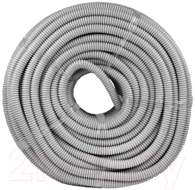 Труба для кабеля EKF Гофрированная ПВХ с протяжкой d20 Plast tg-z-20 (100м, серый)