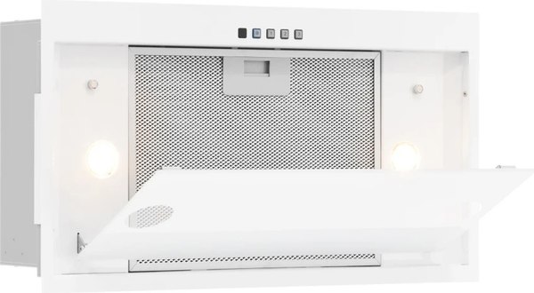 Вытяжка скрытая Akpo Neva Glass II 60 wk-12 (белый)