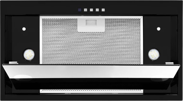 Вытяжка скрытая Akpo Neva Glass II 60 wk-12 (черный)