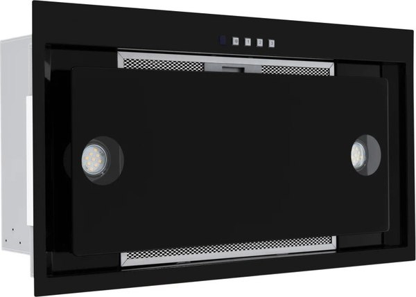 Вытяжка скрытая Akpo Neva Glass II 60 wk-12 (черный)