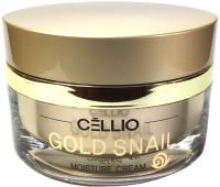Крем для лица Cellio Gold Snail Moisture С золотом и слизью улитки (50мл) - 