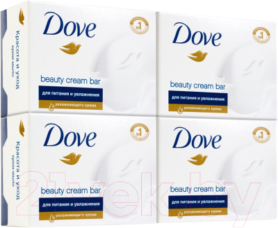 Набор мыла Dove Beauty Cream Bar Красота и уход (4Х90г)