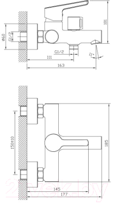 Смеситель Avapax Aller AP07161C