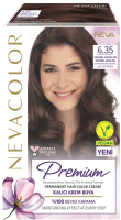 Крем-краска для волос Nevacolor Стойкая Prеmium 6.35 (карамельный шоколад) - 