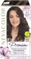 Крем-краска для волос Nevacolor Стойкая Prеmium 6.4 (мягкий кофе) - 