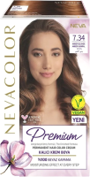 Крем-краска для волос Nevacolor Стойкая Prеmium 7.34 (янтарь) - 